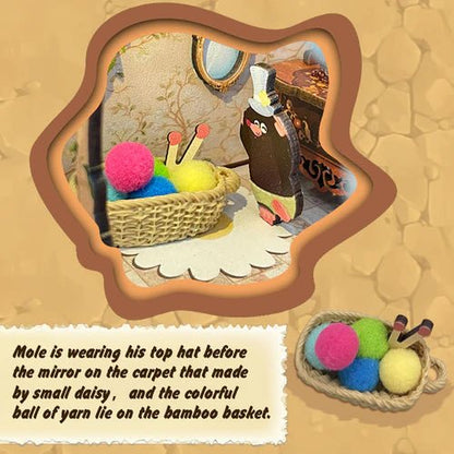 Mole's Apartment DIY Book Nook Kit - DIYative™