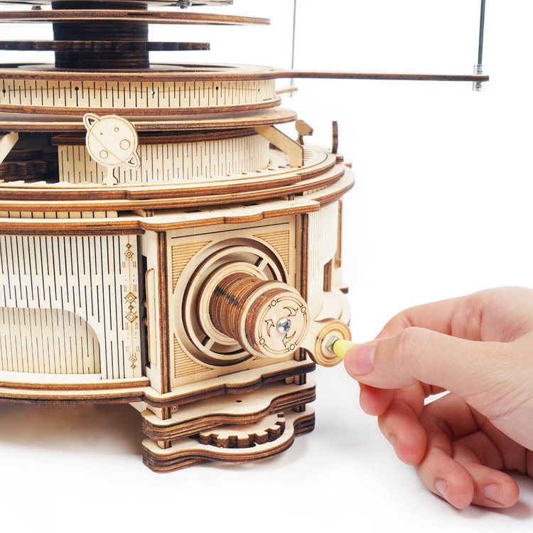 Orerry Mechanical Planetory Trajectory 3D Wooden Puzzle - DIYative™