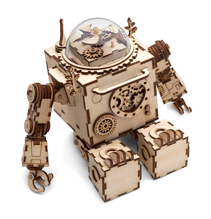 Orpheus Steampunk DIY Music Box 3D Puzzle - DIYative™