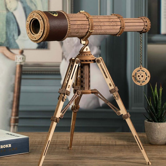 Pirate Monocular Telescope 3D Wooden Puzzle - DIYative™