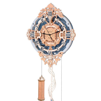 Romantic Note Wall Clock 3D Wooden Mechanical Gear Puzzle - DIYative™
