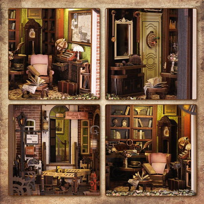 Rose Detective Agency Book Nook Kit (Sherlock Holmes Inspired) - DIYative™