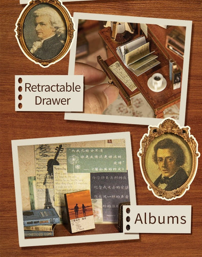 Secret Rhythm Music Space DIY Book Nook - DIYative™