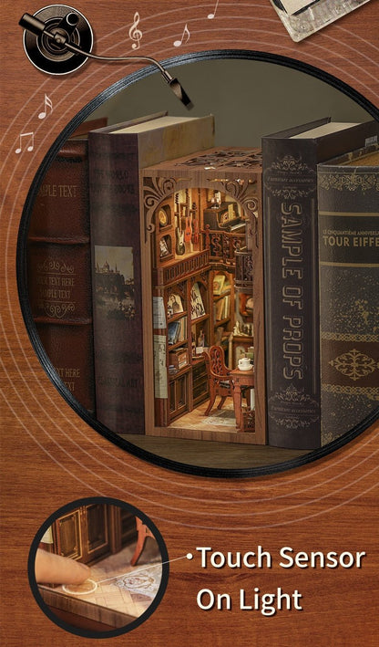 Secret Rhythm Music Space DIY Book Nook - DIYative™