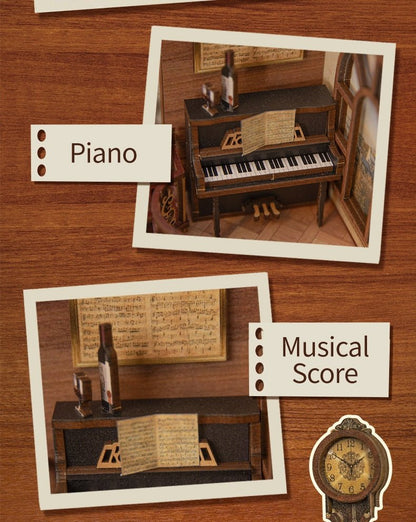 Secret Rhythm Music Space DIY Book Nook - DIYative™