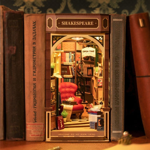 Shakespeare Bookstore DIY Book Nook Kit - DIYative™