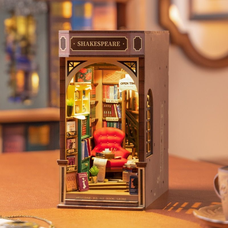 Shakespeare Bookstore DIY Book Nook Kit - DIYative™