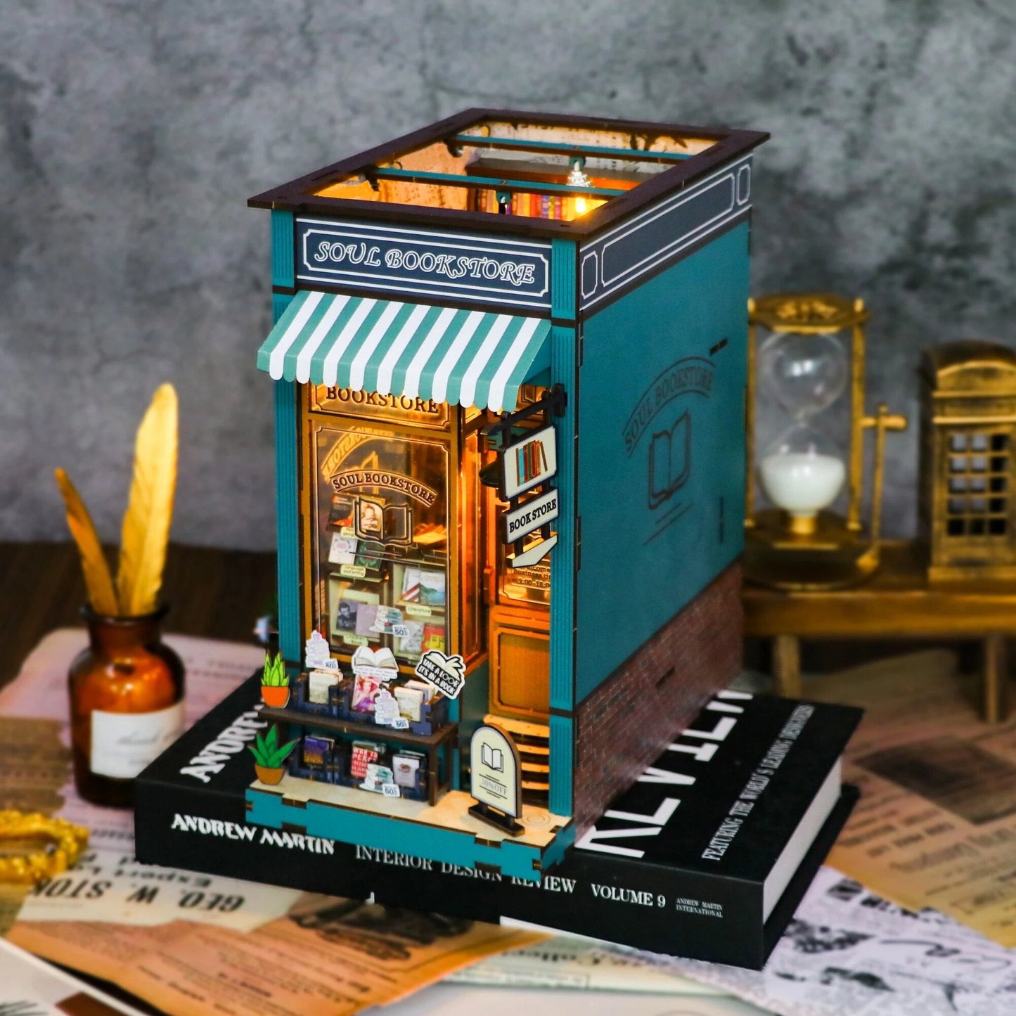 Soul Bookstore DIY Book Nook Kit - DIYative™