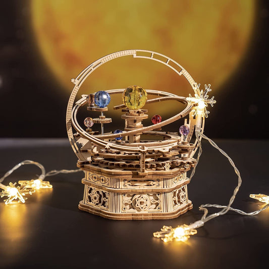 Starry Night Orrery Mechanical Music Box - DIYative™
