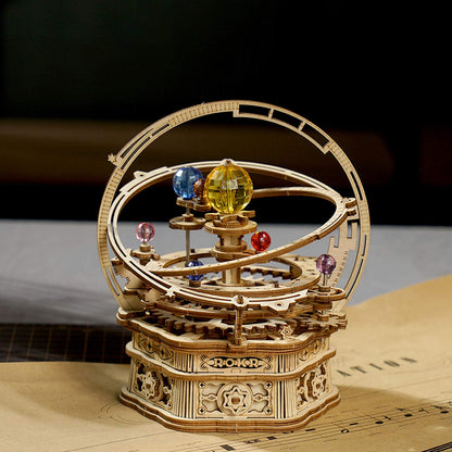 Starry Night Orrery Mechanical Music Box - DIYative™
