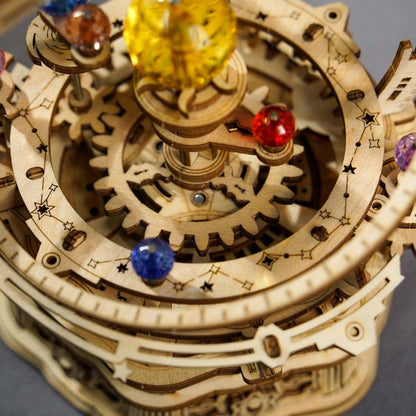 Starry Night Orrery Mechanical Music Box - DIYative™