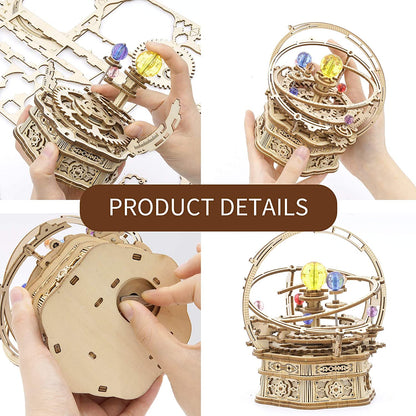 Starry Night Orrery Mechanical Music Box - DIYative™