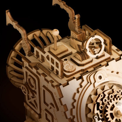 Steampunk Spaceship Music Box 3D Wooden Puzzle - DIYative™
