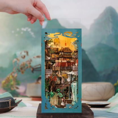 Su Dong Po's Poetic Journey DIY Book Nook - DIYative™