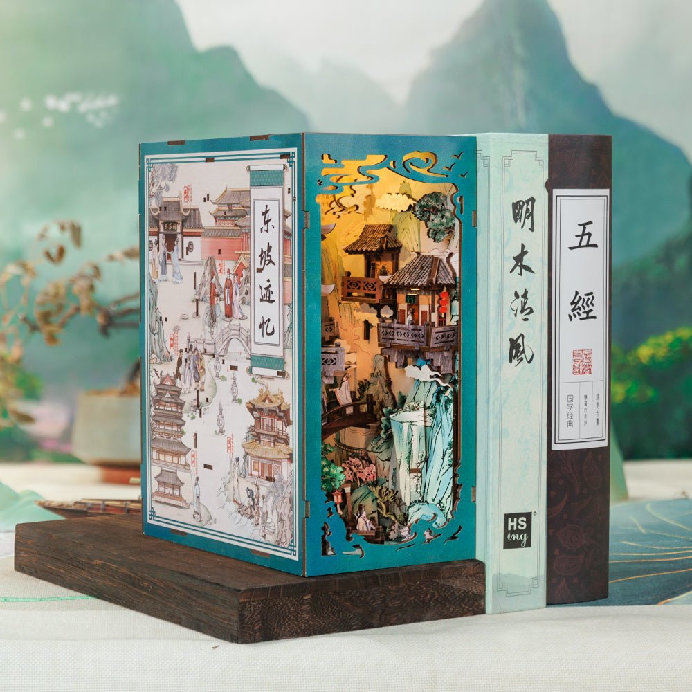 Su Dong Po's Poetic Journey DIY Book Nook - DIYative™