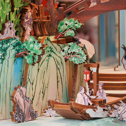 Su Dong Po's Poetic Journey DIY Book Nook - DIYative™