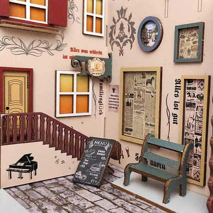 The Ancient City Of Flowers Book Nook 3D Wooden Puzzle - DIYative™