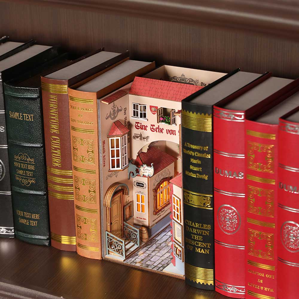 The Ancient City Of Flowers Book Nook 3D Wooden Puzzle - DIYative™