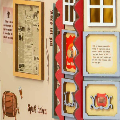 The Ancient City Of Flowers Book Nook 3D Wooden Puzzle - DIYative™