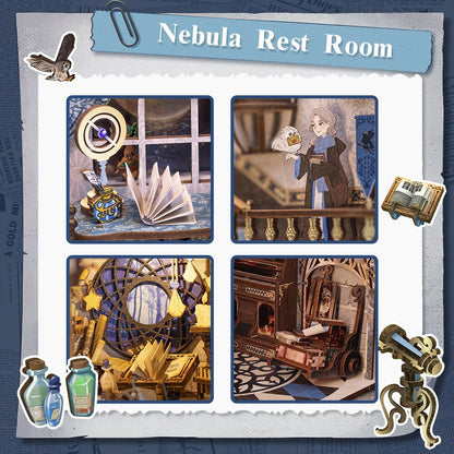 The Nebula Rest Room DIY Book Nook Kit - DIYative™