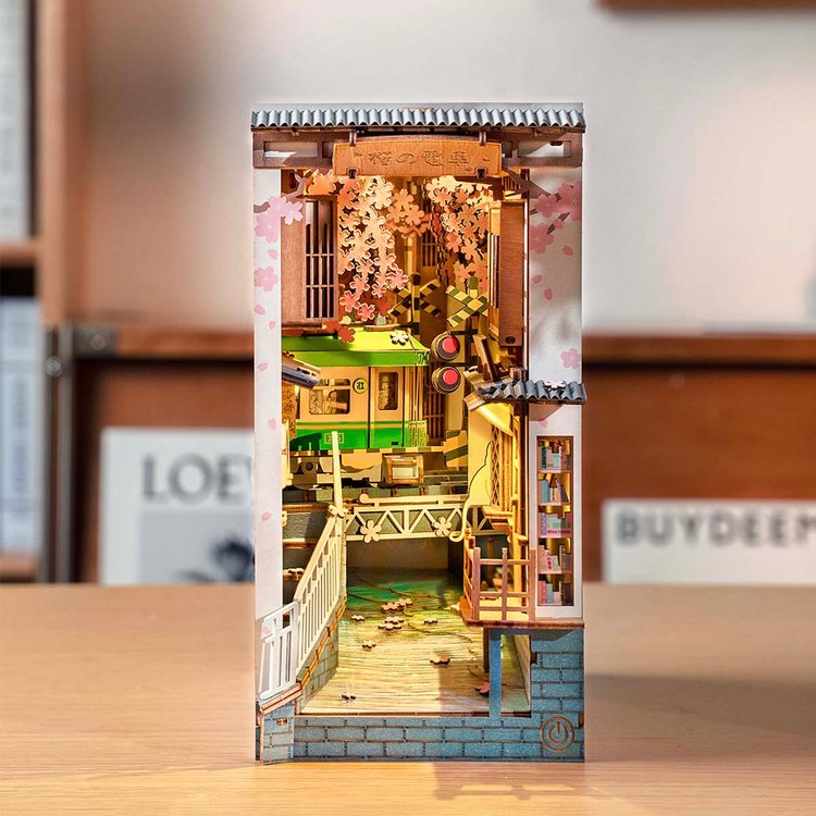 Time Travel 3D Wooden DIY Book Nook - DIYative™