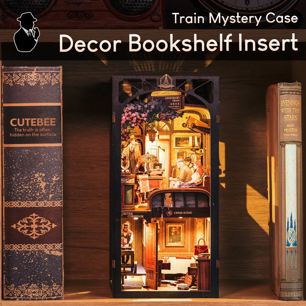 Train Mystery Case DIY Book Nook Kit - DIYative™