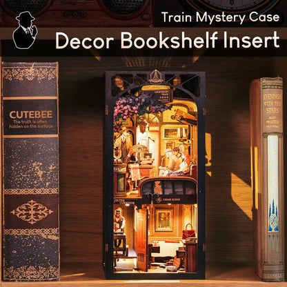 Train Mystery Case DIY Book Nook Kit - DIYative™