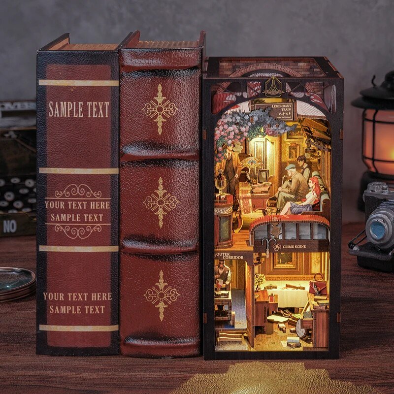 Train Mystery Case DIY Book Nook Kit - DIYative™