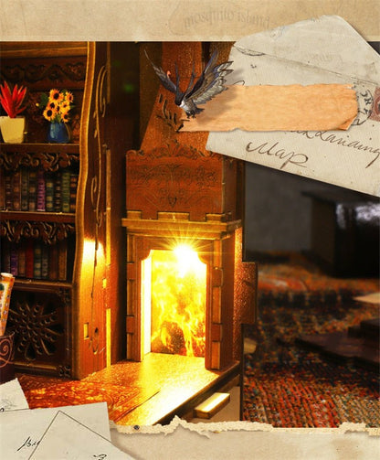 Vintage Eternal Library DIY Book Nook Kit - DIYative™