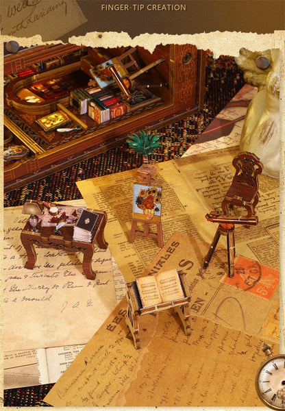 Vintage Eternal Library DIY Book Nook Kit - DIYative™