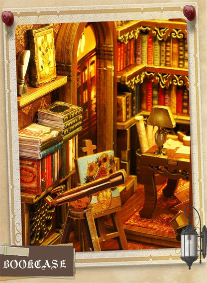 Vintage Eternal Library DIY Book Nook Kit - DIYative™