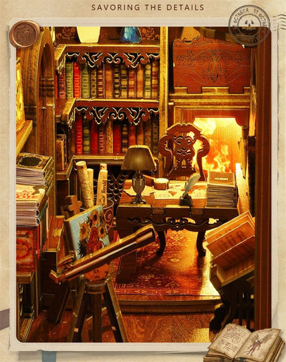 Vintage Eternal Library DIY Book Nook Kit - DIYative™