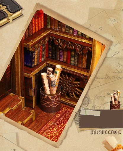 Vintage Eternal Library DIY Book Nook Kit - DIYative™